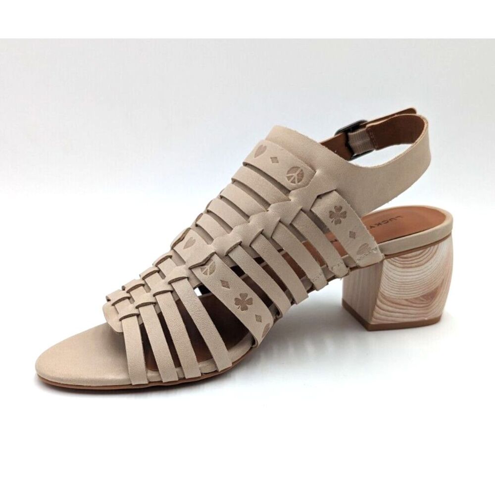 Lucky Brand Women's Natissha High Heel Sandal Heeled Sz 9.5‎ - Picture 5 of 16